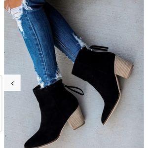 Vici black booties
